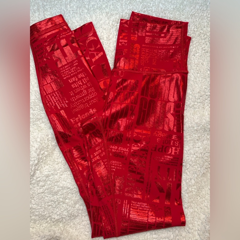 NEW! Lululemon 28” 20 Year Manifesto Wunder Under Leggings - Picture 3 of 5